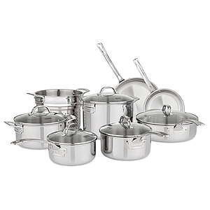 Sam's Club Members: 13-Piece Viking Tri-Ply Stainless Steel Cookware Set w/ Glass Lids $199.98 + Free S&H