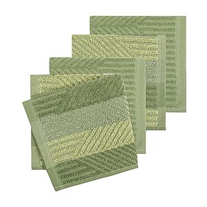 4-Pack The Big One Chevron Terry Dishcloths (Sage Greem, Red) $3.39 + Free Shipping