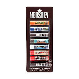 8-Pack Hershey Lip Balms (Multiple Flavors) $2.50 + Free Shipping w/ Walmart+ or on $35+