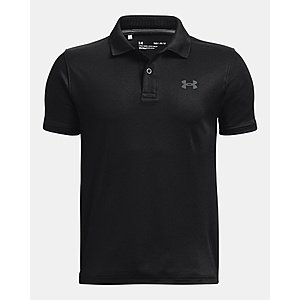 Under Armour Boys' Performance Polo (Black / Pitch Gray) $6.73 + Free Store Pickup at Under Armour or Free Shipping on $50+