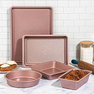 5-Piece Thyme & Table Non-Stick Aluminized Steel Baking Set (Rose Gold) $29.97 + Free Shipping w/ Walmart+ or on $35+