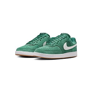 Nike Men's Court Vision Low Flyease V2 Shoes (Evergreen Aura / White) $45 + Free S&H