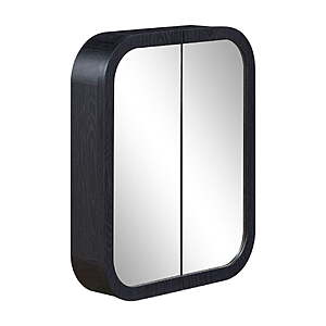27" Beautiful Mirrored Medicine Cabinet (Rich Black, Warm Honey) $27.23 + Free S&H w/ Walmart+ or on $35+