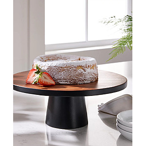 The Cellar Wood Cake Stand $13.86 & More + Free Pickup at Macys or Free Shipping on $39+