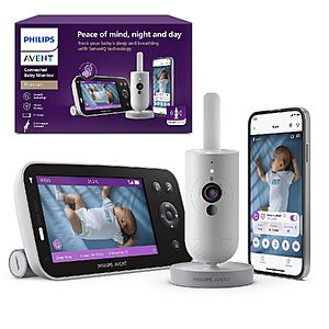 [Prime] Philips Avent SCD973/37 Premium Connected Baby Monitor w/ 1080p Camera & 5" HD Screen $199.99 + Free Shipping