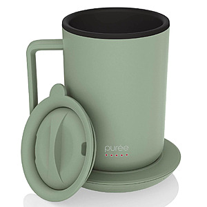 12-Oz Tzumi Puree Warming Stainless Steel Coffee Mug w/ Anti-Spill Lid (Various) $20 + Free S&H on