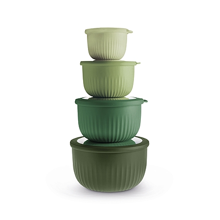 8-Piece Art & Cook Round Nesting Bowl Set w/ Lids (Green, Taupe) $9.99 + Free Store Pickup at Macy's or Free Shipping on $25+