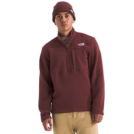 The North Face Men's Gordon Lyons Quarter Zip Jacket (Bark Mist Heather or Sumac Heather) $40.50 + Free Shipping