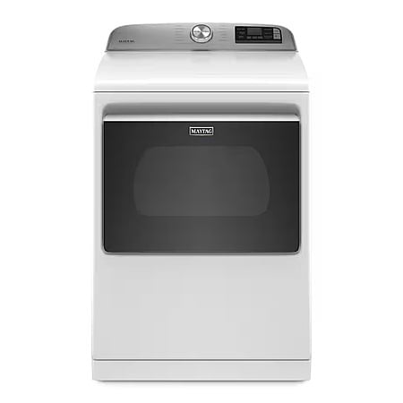 Maytag - 5.3 Cu. Ft. Smart Top Load Washer w/ Extra Power Button & 7.4 Cu. Ft. Smart Electric Dryer w/ Steam (White) $1099.98 + Free Store Pick up at Best Buy
