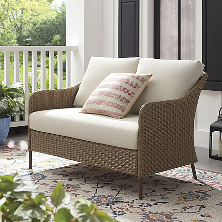 Mainstays Chelsea Outdoor Patio Loveseat $147 + Free Shipping