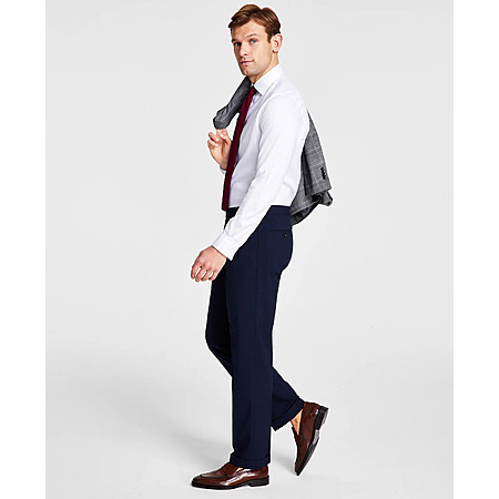 Michael Kors Men's Pleated Solid Classic Fit Pants Or Kenneth Cole Reaction Men's Gabardine Dress Pants $19.99 & More + Free Pickup at Macys or Free Shipping on $39+