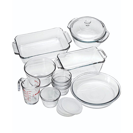 15-Piece Anchor Hocking Oven Basics Glass Bakeware Set (Clear) $29.93 + Free Store P/U at Macy's Or F/S Orders $39+