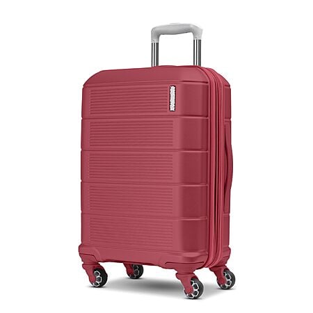 20" American Tourister Stratum 2.0 Expandable Hardside  Carry-on Luggage w/ Spinner Wheels (Radient Raspberry) $56.31 + Free Shipping