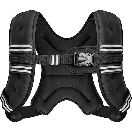 [Prime] Zeerun 8-Pound Weighted Vest w/ Reflective Stripe & Adjustable Buckle $14.24 + Free Shipping