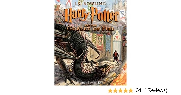 Harry Potter And The Goblet Of Fire The Illustrated Edition Hardcover Book 4 15 78