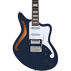 D'Angelico Premier Series Bedford SH Limited Edition Semi-Hollow Electric Guitar with Tremolo in Navy Blue - $399 + free shipping