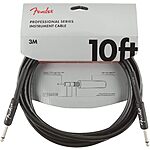 Fender Professional Series Guitar Cable 10 ft Black $13.2