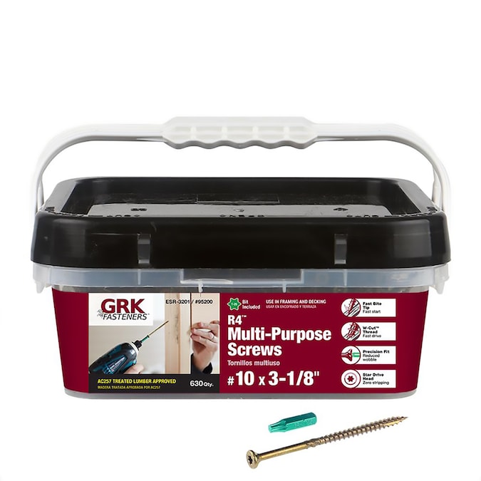 GRK Fasteners R4 Multi-purpose screws in contractor packs $32-39 depending on size (B&M, YMMV)