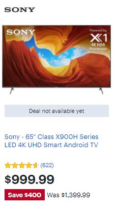Sony 65 900h 999 00 Available Black Friday At Best Buy