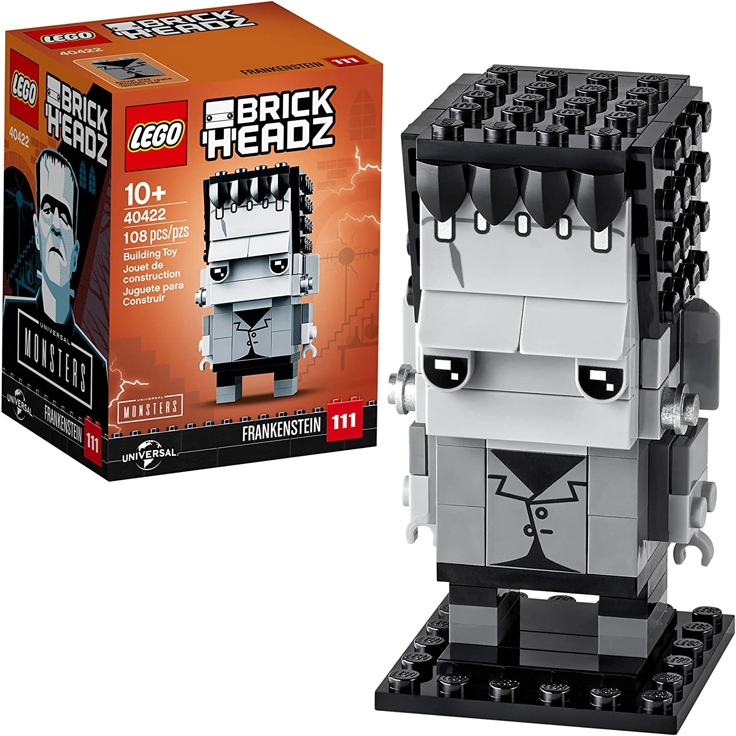 Amazon.com: LEGO BrickHeadz Frankenstein 40422 Building Kit (108 Pieces) : Toys & Games $9