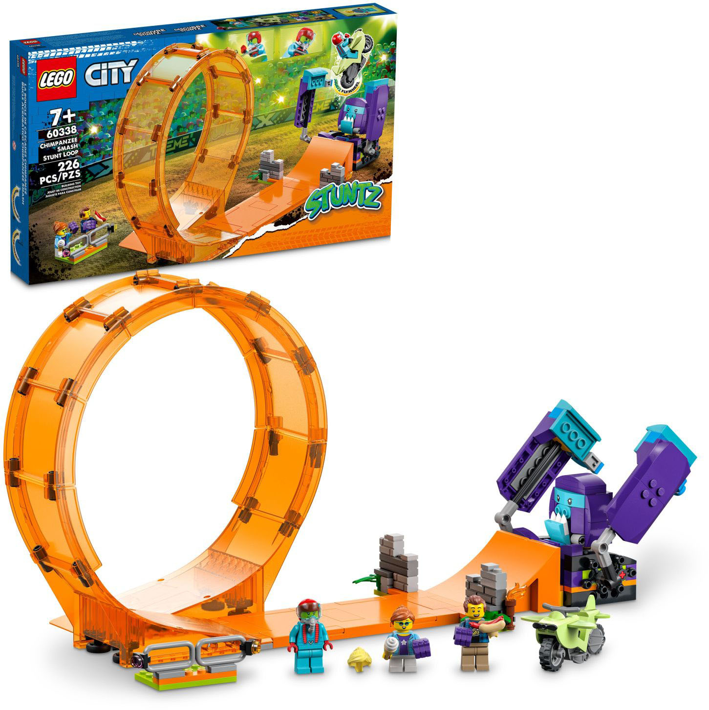 LEGO City Smashing Chimpanzee Stunt Loop $25