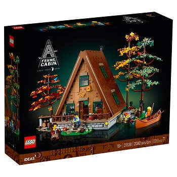Costo Members: 2082-piece LEGO A-Frame Cabin