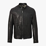 Schott NYC Cafe Racer Leather Jacket $627.88 at Allen Edmonds