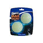 Chuckit! Max Glow Ball Dog Toy, Medium 3 Packs Of 2 - buy 2 packs of 2 and get 1 pack of 2 free -  sale $21.90  list $32.85