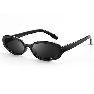 DANAMY Women's Retro Oval 90s Vintage Sunglasses Driving Shades $6.99