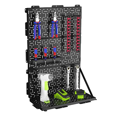 $10.74:2 Pack WORKPRO 16”x 16” Metal Peg Board at Amazon