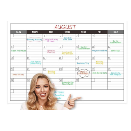 Lemome Home 40" x 30" Large Dry Erase Calendar $3.49 + Free Shipping w/ Prime or on $35+
