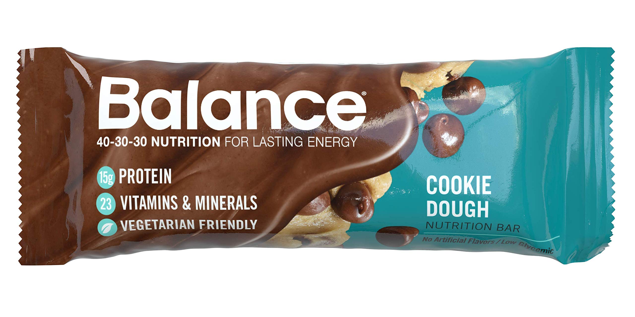 Balance Bar, Healthy Protein Snacks, Cookie Dough 6 Count $4.03 or less w/ S&S at Amazon