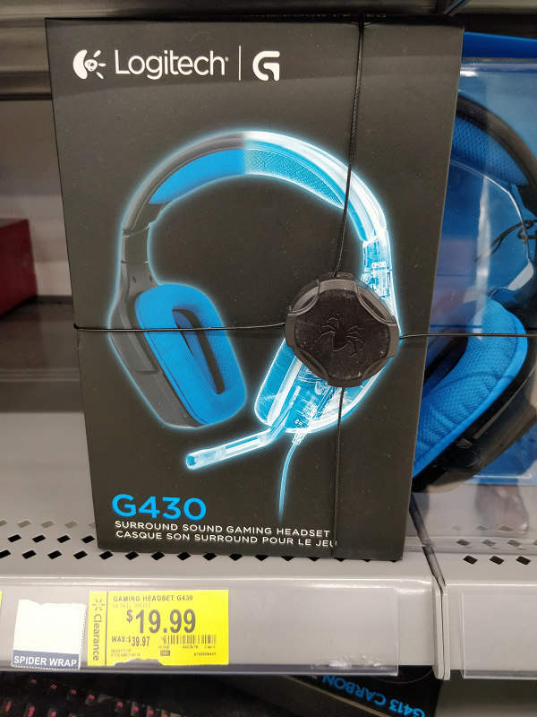 Logitech G430 Gaming Headset $19.99 Walmart In-Store Clearance YMMV