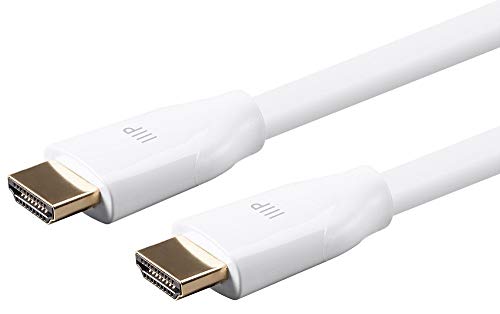 Monoprice Certified Premium HDMI Cable - White - 3 Feet $3
