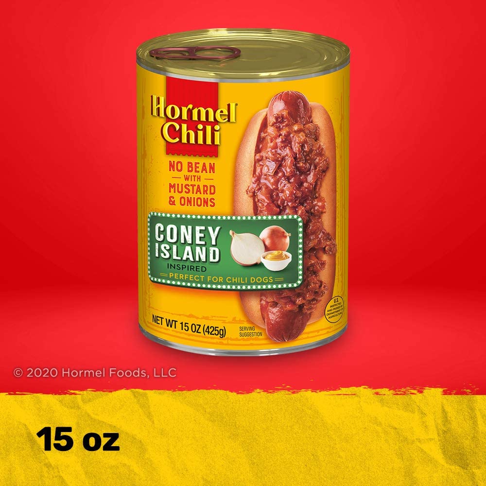 Hormel Coney Island Chili (Pack of 8) w/ S&S + FS w/ Prime or on $25+ $16.06
