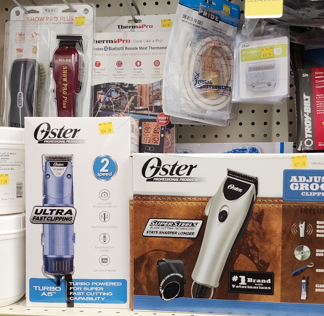 Tractor shop supply clippers