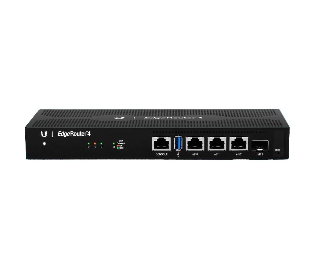 Ubiquiti er-4-us edgerouter 4 (4-port gigabit router with 1 sfp port) - $183.70