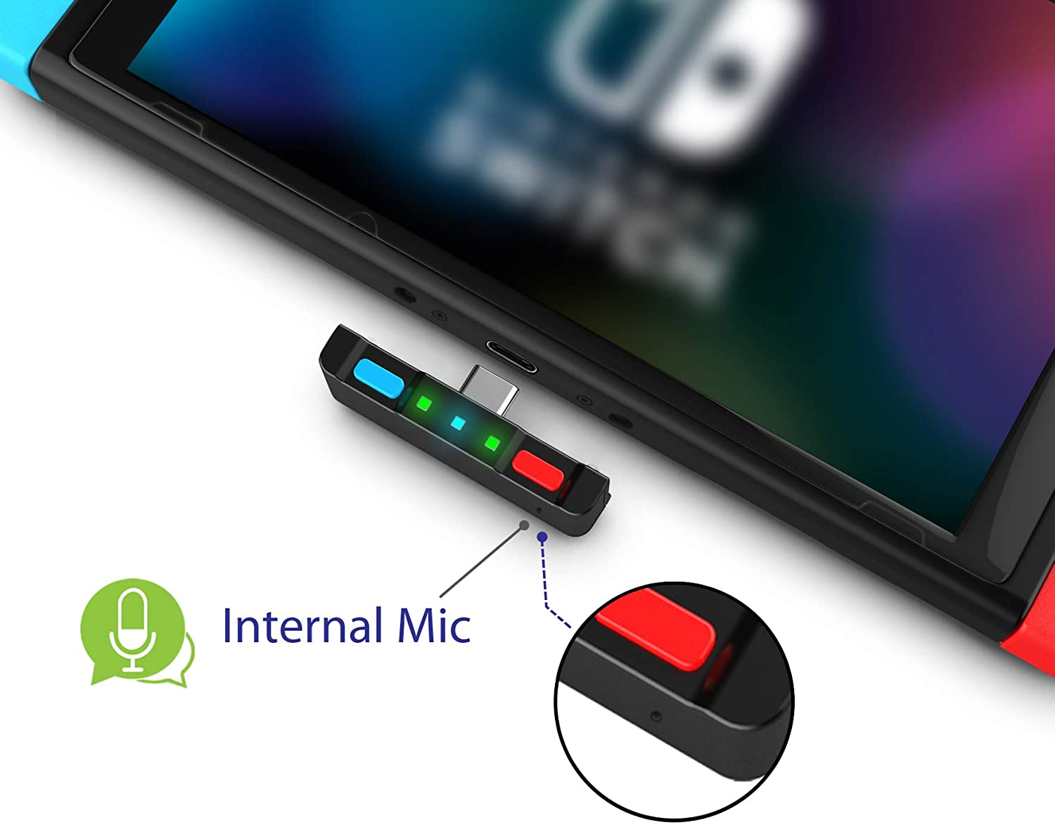 Homespot Dual Aptx Bluetooth 5 0 Audio Transmitter With Qualcomm Chipset Usb C W Mic For Nintendo Switch 24 49 Ac Amazon