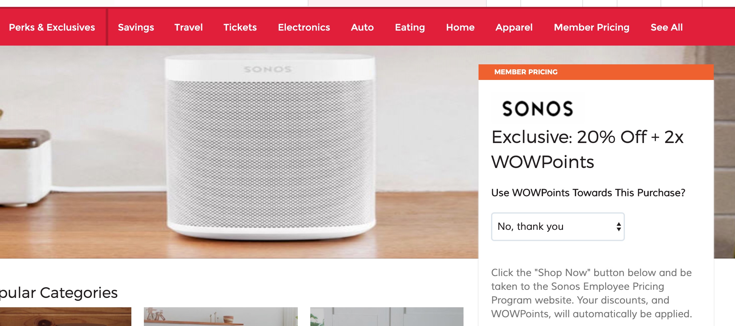Perks At Work >> Perks At Work 20 Off Coupon On Sonos Ymmv Slickdeals Net Perks At Work >> Perks At Work 20 Off Coupon On Sonos Ymmv Slickdeals Net