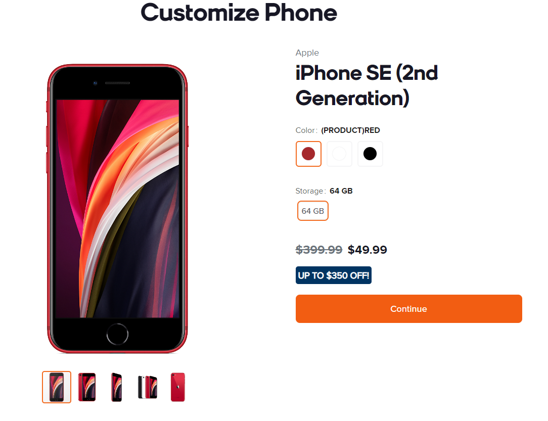 Boost Mobile iPhone SE 2 $89.99 Good Trade-In for FREE iPhone 14 at Apple.com (T-Mobile Magenta Max)