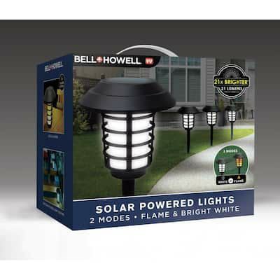 ymmv bell howell solar pathway lights 4 pack $22.87