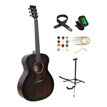 Costco Members: Power Acoustik Acoustic Guitar Bundle - 40$ off - $99.99
