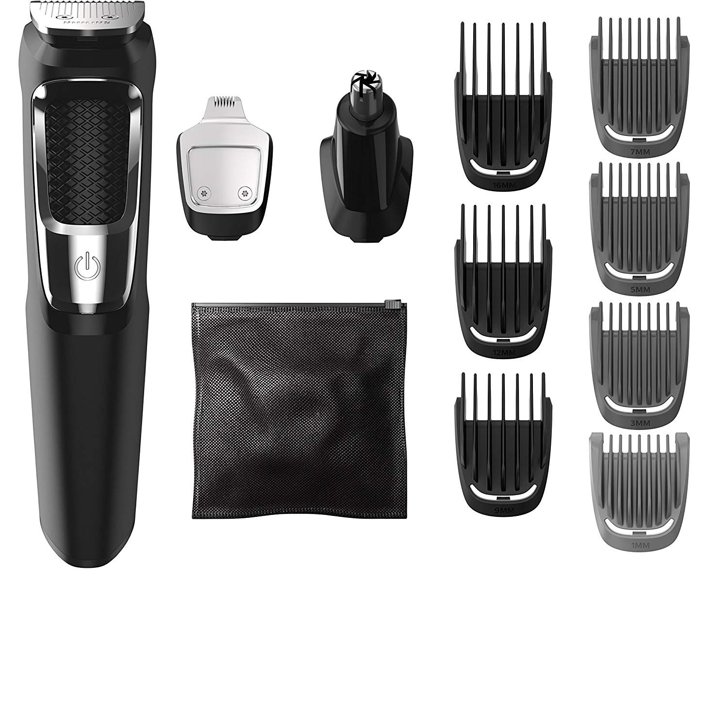 Philips Norelco Multi Groomer, MG3750/50 - 13 piece, beard, face, nose, and ear hair trimmer and clipper $12.74