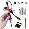60W Soldering Iron with Ceramic Heater,  5pcs Extra Tips, Stand, Solder Tube -  $2.99 + F/S Prime