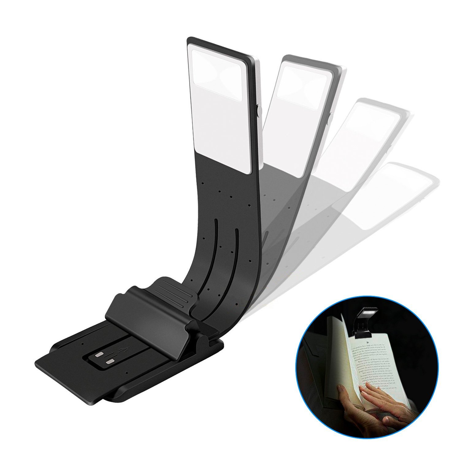 usb rechargeable bookmark light