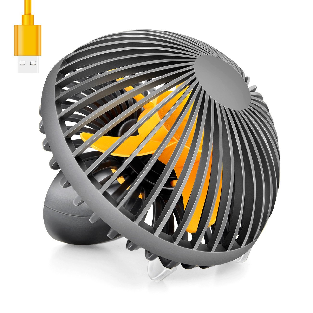Lingsfire Usb Fan Small Usb Desk Fan Electric Mini Table Quiet