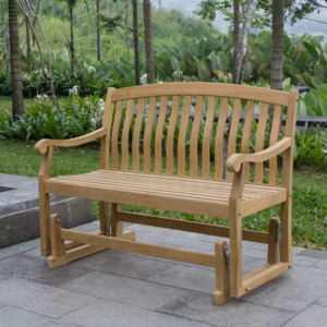 Member's mark painted wood glider bench sale