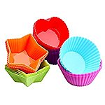 [24 Pack] Silicone Baking Cups Heat-Resisitant Cupcake Liners Moulds Sets, BPA Free FDA Approved $6.99 AC @ Amazon