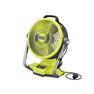 Select Stores: Ryobi One+ Cordless Hybrid 12" Misting Air Cannon Fan (Tool Only) $85 In-Store Purchase Only