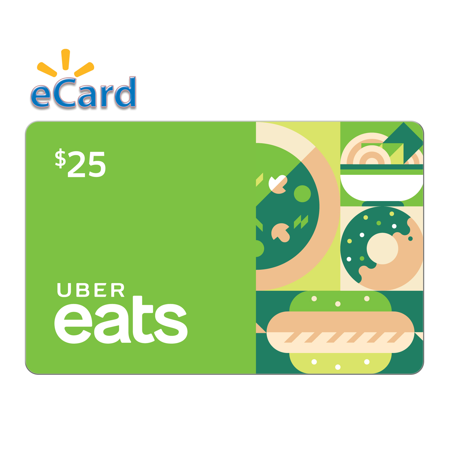 25 Uber Eats Gift Card 22 50 Email Delivery